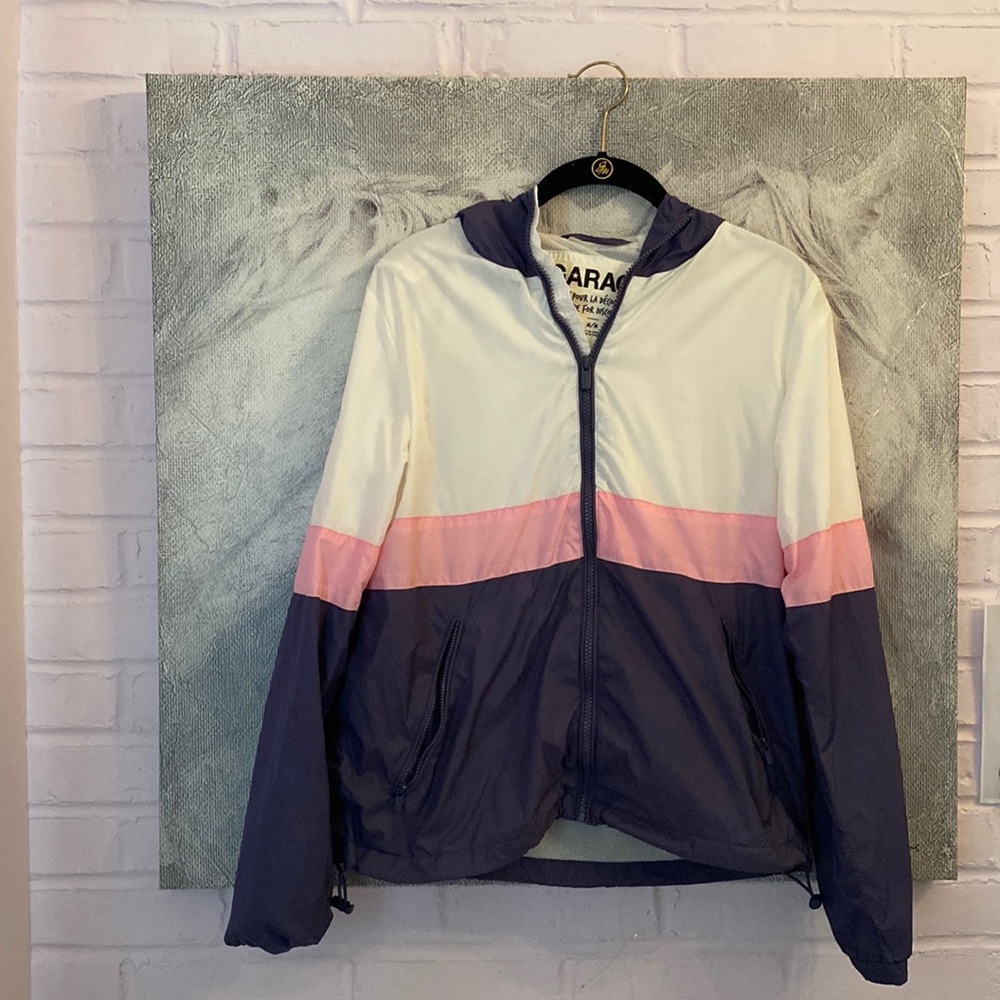 Garage bomber jacket pre-owned and in excellent condition